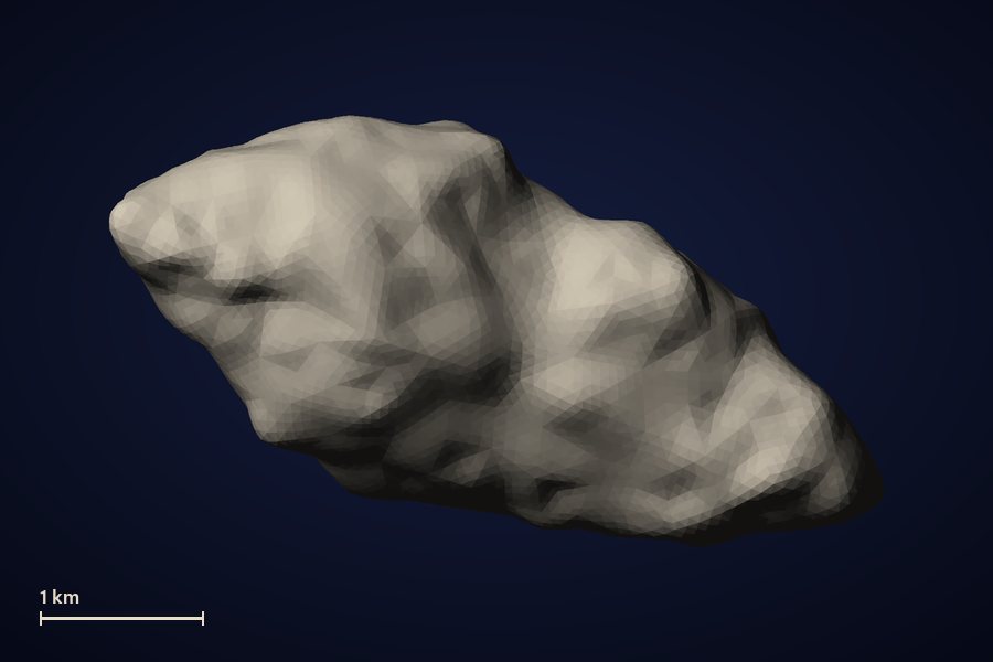 Hình dạng 3D của 1620 Geographos