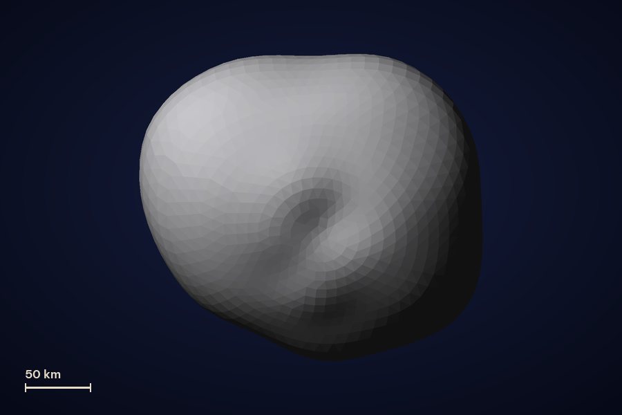 Hình dạng 3D của 16 Psyche